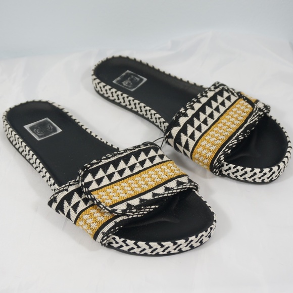 dolce vita woven slides